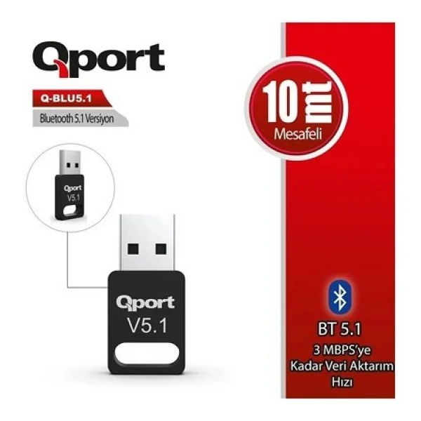 Qport Q-Blu5.1 5.1 Bluetooth Adaptör - Görsel 5