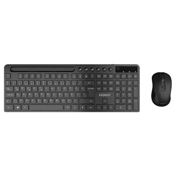 Everest Km-730 Siyah Kablosuz Klavye Mouse Seti - Görsel 2