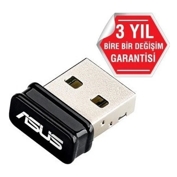 Asus USB-N10 150 Mbps Kablosuz Ağ Adaptörü - Görsel 6