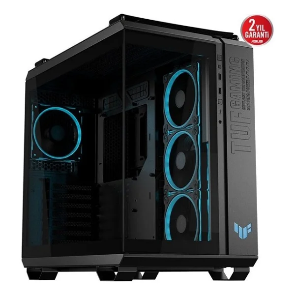 Asus Tuf Gaming Gt502 Horizon Fansız Siyah Atx Oyuncu Kasası - Görsel 2