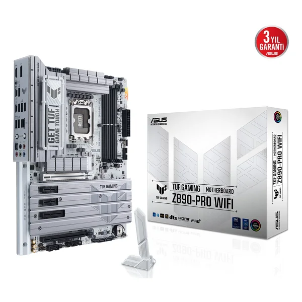 Asus Tuf Gaming Z890-Pro Wi-Fi Intel Lga1851 DDR5 Atx Anakart - Görsel 7