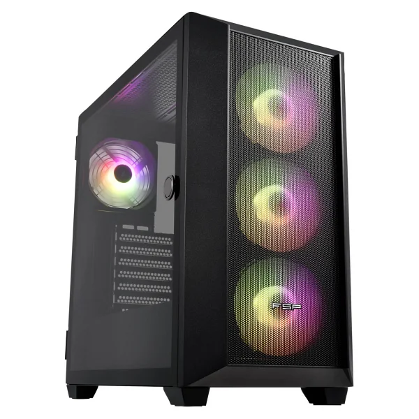 Fsp Cmt318 Rainbow Fanlı 750 W E-Atx Oyuncu Kasası - Görsel 2