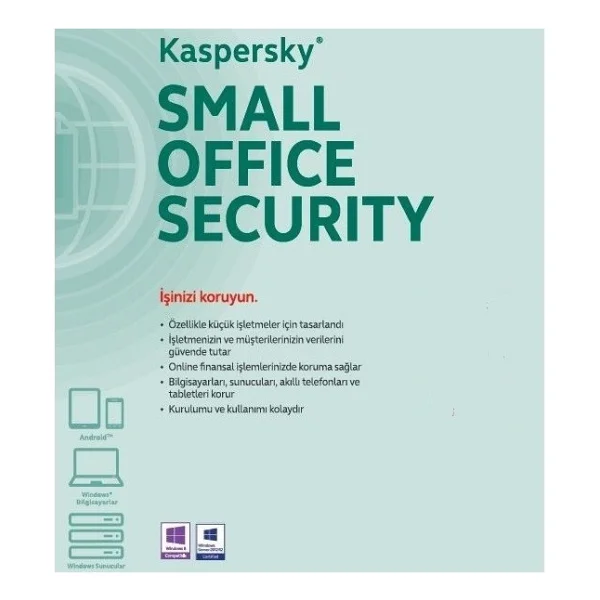 Kaspersky Small Office Security 3yıl 1server 10kullanıcı 10 Mobil Cihaz - Görsel 2