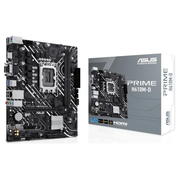 Asus Prime H610m-D Intel Lga1700 DDR5 Micro Atx Anakart - Görsel 2