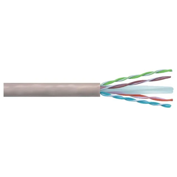Hcs U/Utp 500 Metre Halojen Free (Ls0h) 250mhz Grı Renk Cat6 Kablo (H06-00402-Dp0-Fv) - Görsel 2