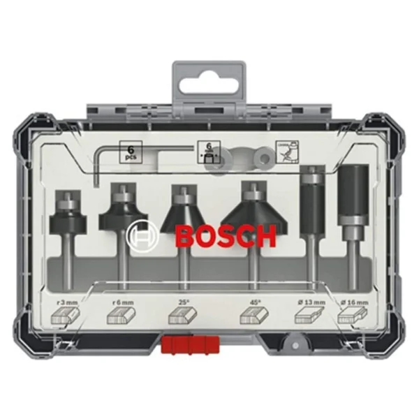 Bosch 2607017468 6 Parça 6 Mm Pro Karışık Freze Seti - Görsel 4