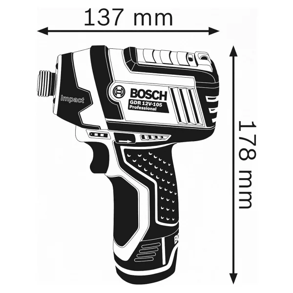 Bosch Gdr 12v-105 Aküsüz Somun Sıkma Makinesi - Görsel 2
