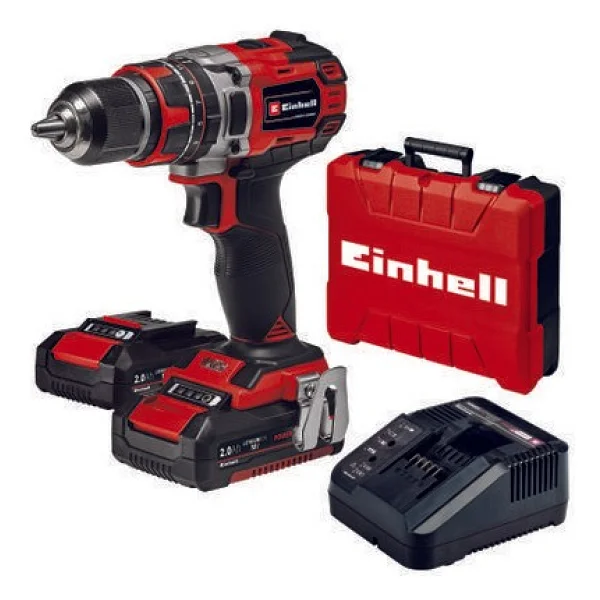 Çantalı Einhell Tp-CD 18/50 Li-İ Bl Çift Akülü 2 Ah Darbeli Matkap - Garantili - Orijinal Ambalajında - Görsel 7