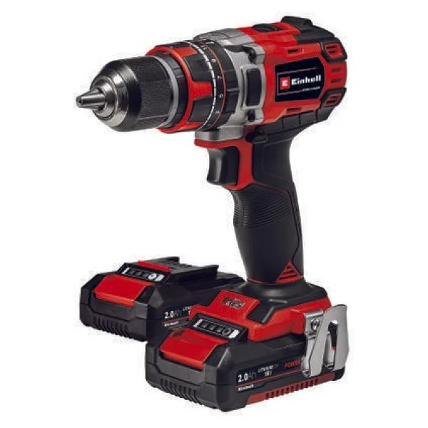 Çantalı Einhell Tp-CD 18/50 Li-İ Bl Çift Akülü 2 Ah Darbeli Matkap - Garantili - Orijinal Ambalajında - Görsel 3
