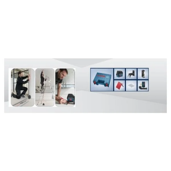 Bosch Gcl 2-50 + Lr6 Alıcılı Lazer Hizalama Seti - Görsel 2