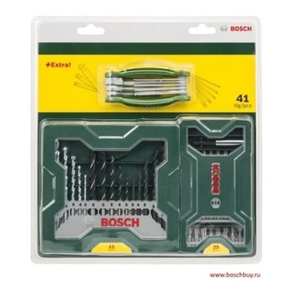 Bosch X-Line 15 Parça Delme Ve 25 Parça Vidalama Seti + Tornavida - Görsel 2