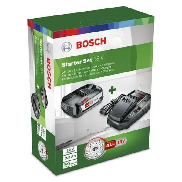Bosch Pba 18 V 2.5 Ah Yedek Akü + Al 1830 Cv Şarj Cihazı - Görsel 2