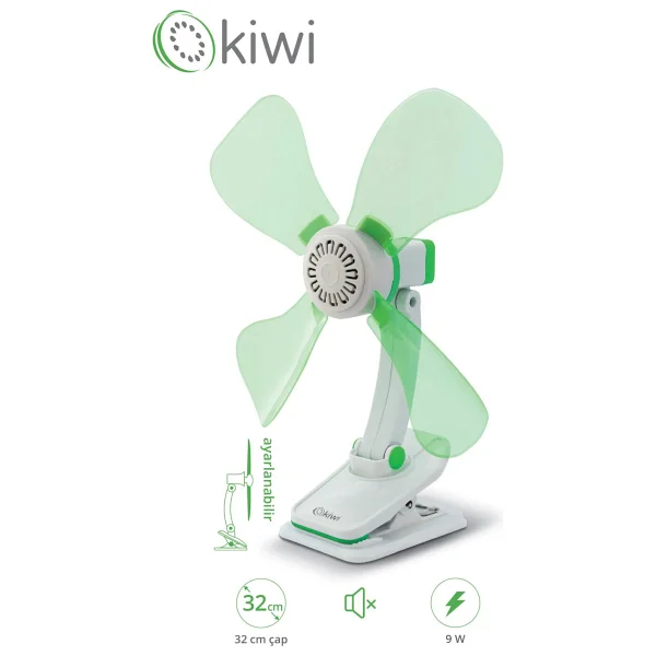 Kiwi Kfan 7604 Klipsli Masaüstü Vantilatör - Görsel 3
