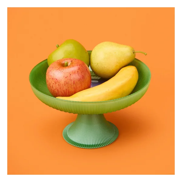 Evidea Kitchen Resital Tas Ayaklı Kase - Renkli - 21 Cm - Montajsız - Görsel 2