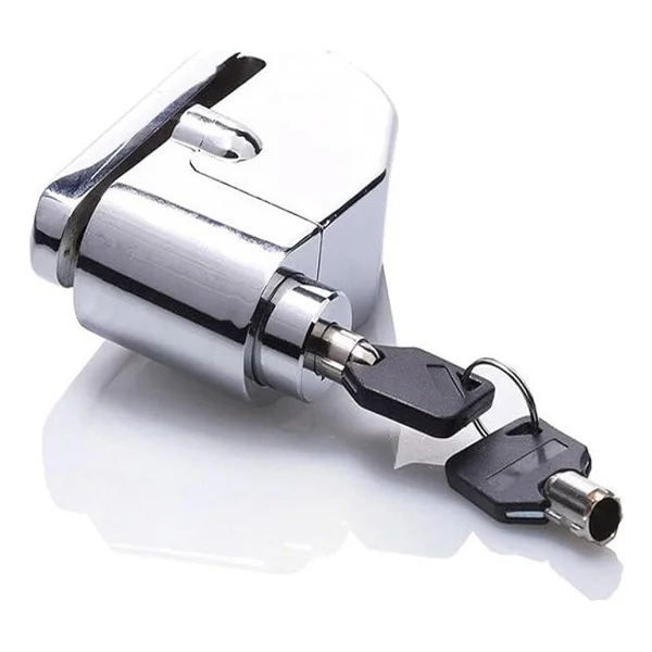 Alarmlı Motosiklet Bisiklet Disk Kilidi Falante Locks Fs8303 Krom (Kablosuz) - Standart - Görsel 2