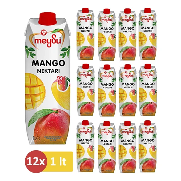 Meysu Mango Meyve Nektarı 1 Lt X 12 Adet - Görsel 3
