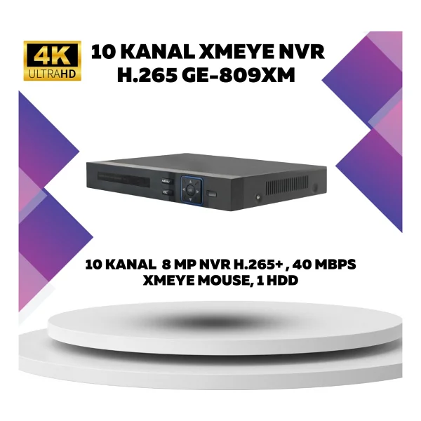 Go Vision 8'li Güvenlik Ip Kamera Seti - 4mp Dış Mekan Kamera, 3.6mm Lens, H.265, Poe, Warm LED Gece Görüşlü - Siyah - Beyaz - Görsel 3