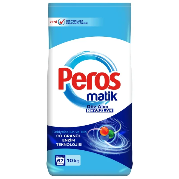 Peros Matik Göz Alıcı Beyazlar 10 kg Toz Deterjan - Görsel 8