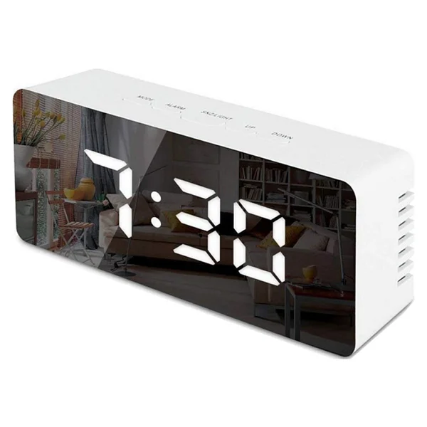 Gplus W561 Dijital LED Termometreli Aynalı Alarmlı Masa Saati - Görsel 7