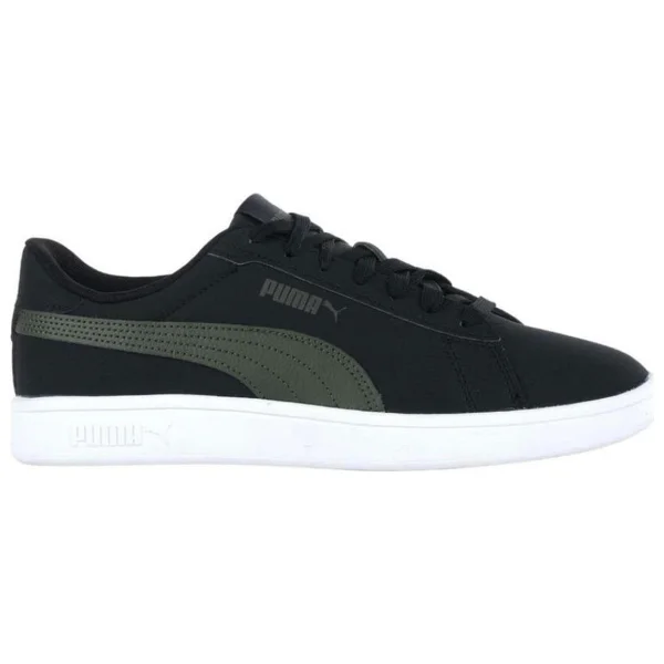 Puma Smash 3.0 Buck 392336-07 Siyah-Haki Spor Ayakkabı - Görsel 6