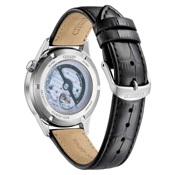 Citizen Automatico Nh9131-14e Deri Kordon Erkek Kol Saati - Görsel 2