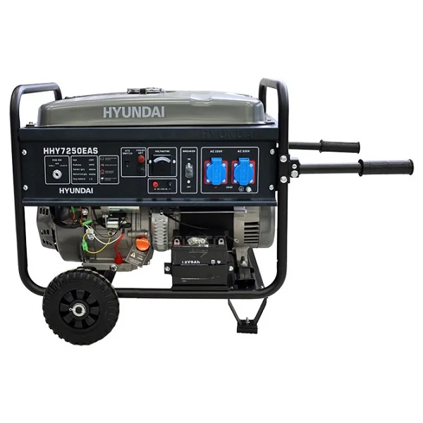 Hyundai Hhy7250eas 8.1 Kva İpli/Marşlı Benzinli Jeneratör - Görsel 6