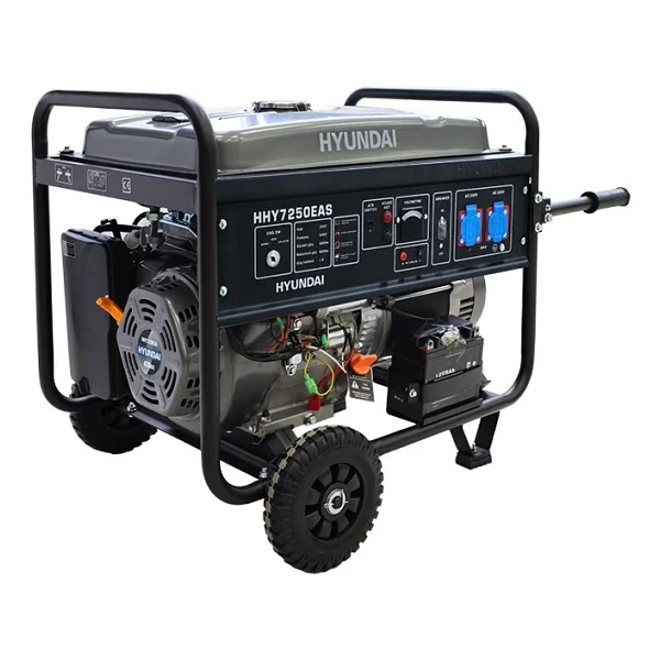 Hyundai Hhy7250eas 8.1 Kva İpli/Marşlı Benzinli Jeneratör - Görsel 2