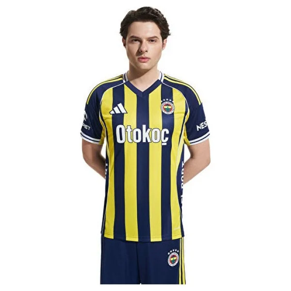 Adidas Kd7282 2025/2026 İç Saha Erkek Çubuklu Fenerbahçe Forması - Görsel 8