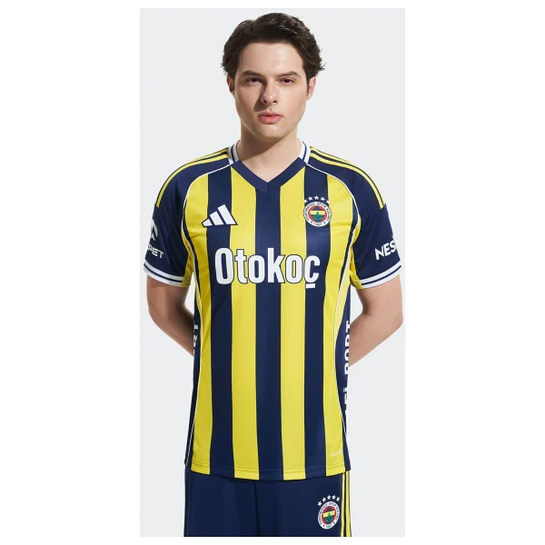 Adidas Kd7282 2025/2026 İç Saha Erkek Çubuklu Fenerbahçe Forması - Görsel 7