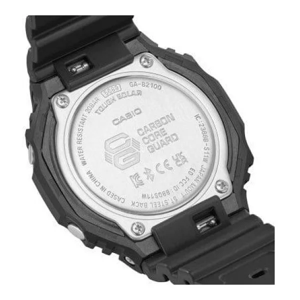 Casio G-Shock Ga-B2100-1adr Silikon Kordon Füme Erkek Kol Saati - Görsel 6