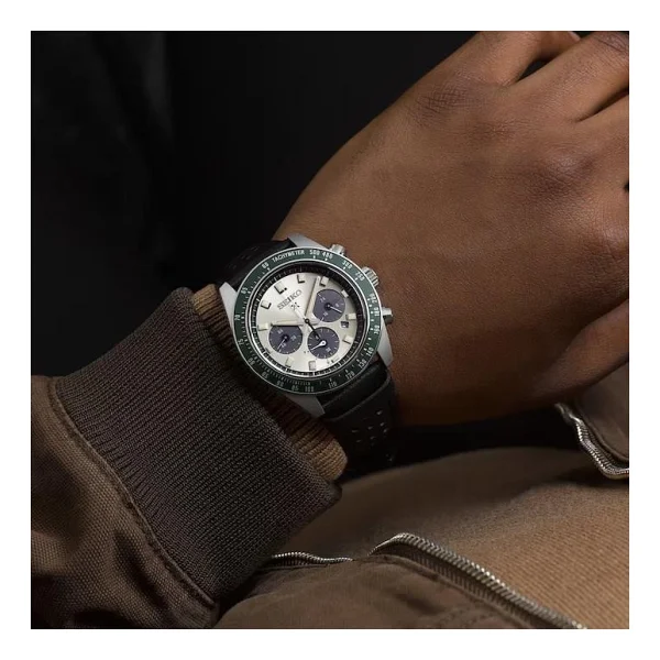 Seiko Prospex Speedtimer Ssc943 Deri Kordon Erkek Kol Saati - Görsel 4