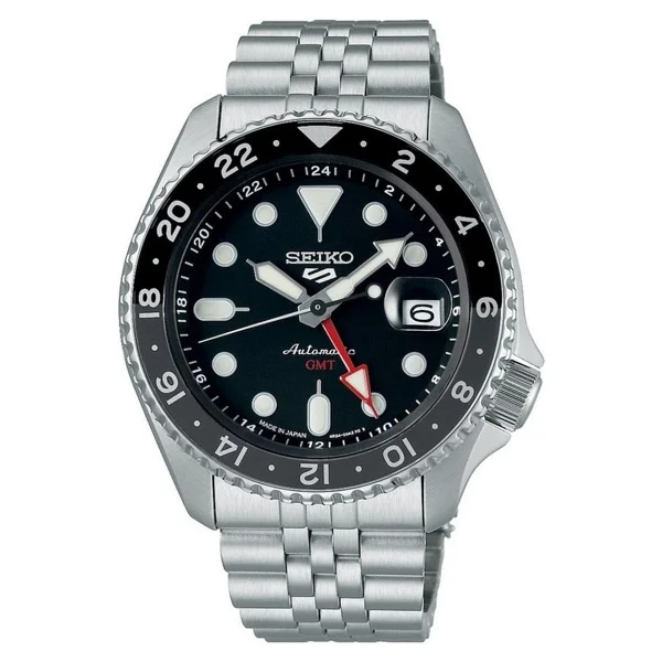 Seiko 5 Sports Skx Ssk001 Çelik Kordon Siyah Erkek Kol Saati - Görsel 6