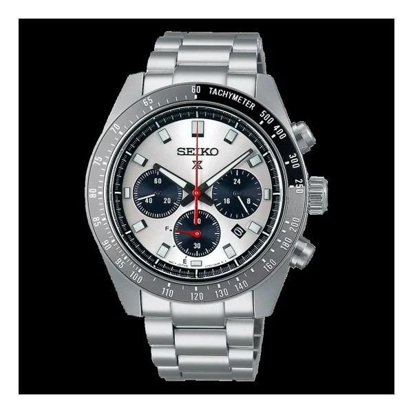 Seiko Prospex Speedtimer Ssc911 Çelik Kordon Siyah-Gümüş Erkek Kol Saati - Görsel 4