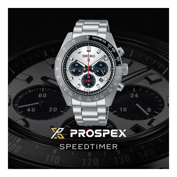 Seiko Prospex Speedtimer Ssc911 Çelik Kordon Siyah-Gümüş Erkek Kol Saati - Görsel 2