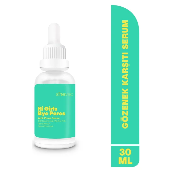 She Vec Hi Girls Bye Pores %10 Niacinamide + %1 Zinc Pca Yüz Serumu 30 Ml - Görsel 2