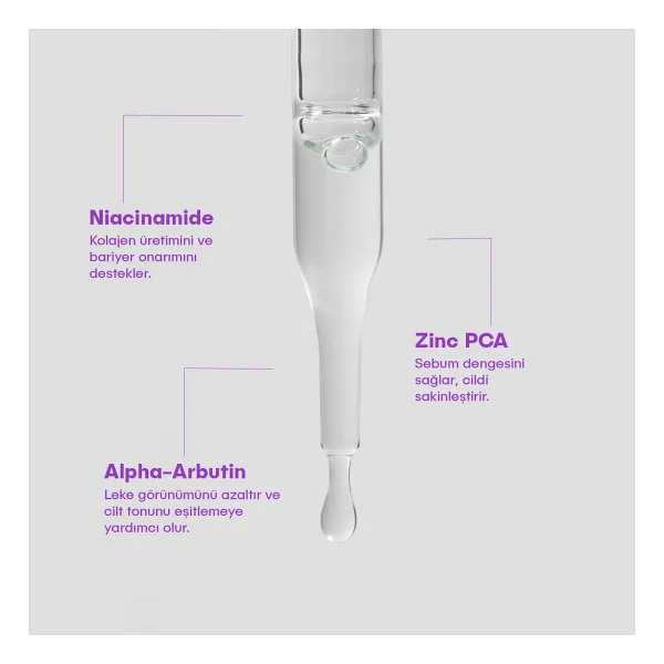 She Vec Hi Girls Bye Pores %10 Niacinamide + %1 Zinc Pca Yüz Serumu 30 Ml - Görsel 4