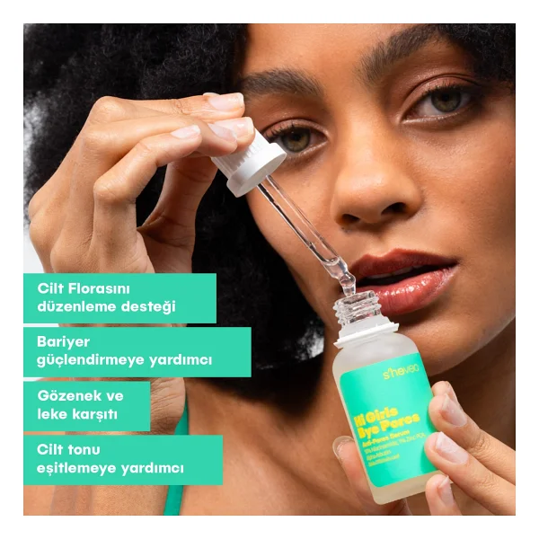 She Vec Hi Girls Bye Pores %10 Niacinamide + %1 Zinc Pca Yüz Serumu 30 Ml - Görsel 5