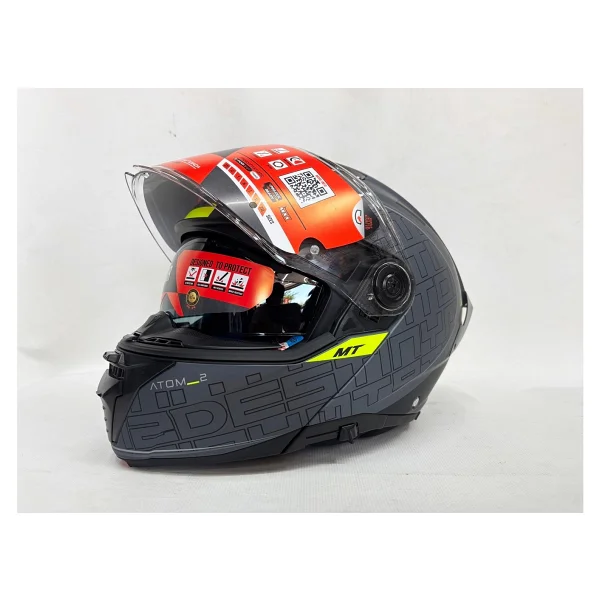 Mt Atom 2 Sv Destiny Çene Açılır Motor Kaskı - Görsel 3
