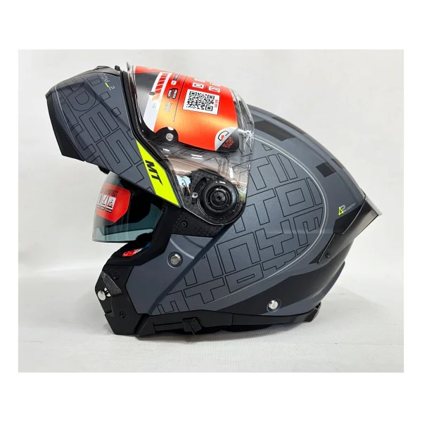 Mt Atom 2 Sv Destiny Çene Açılır Motor Kaskı - Görsel 9