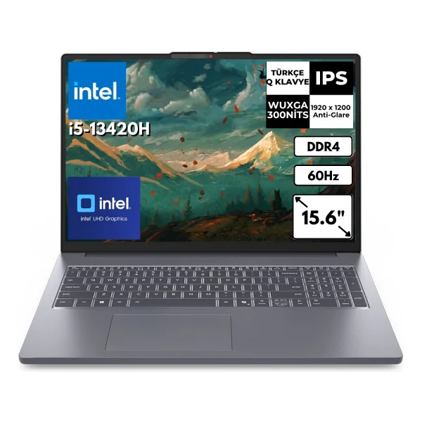 Lenovo Ideapad Slim 3 16ırh10 83k2001ftr İ5-13420h 8 GB 512 GB SSD UHD Graphics 16 - Görsel 8