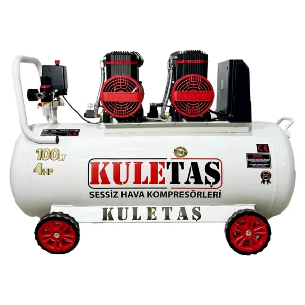 Kuletaş Ys2100 4 Hp 100 Lt Yağsız Sessiz Premium Kafa Kompresör - Görsel 2