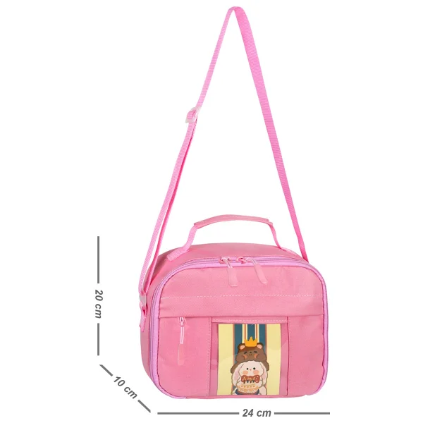 Waddell Kawaii Tarzı Aksesuarlı Termal Beslenme Çantası - Görsel 5