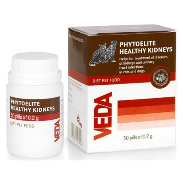 Vedavet Phytoelite Healthy Kidneys Köpek Ve Kediler İçin 50 Tablet - Görsel 2