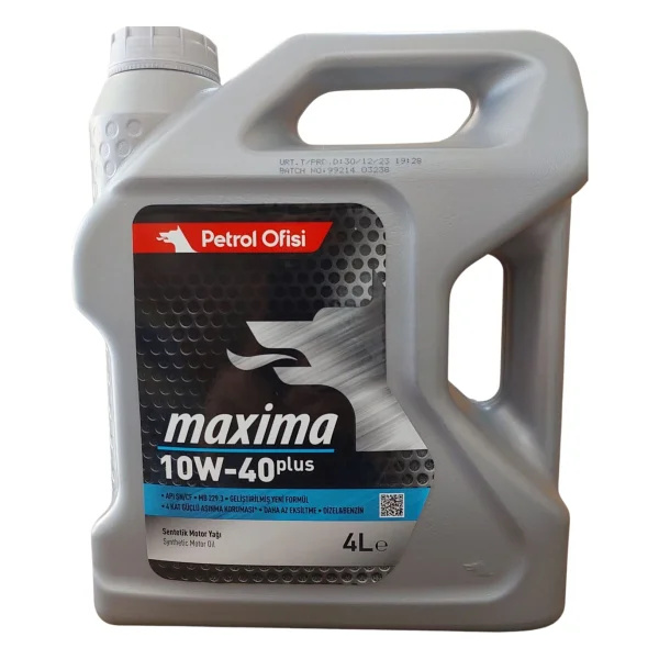 Petrol Ofisi Maxima Plus 10w-40 4 Lt Motor Yağı - Görsel 3
