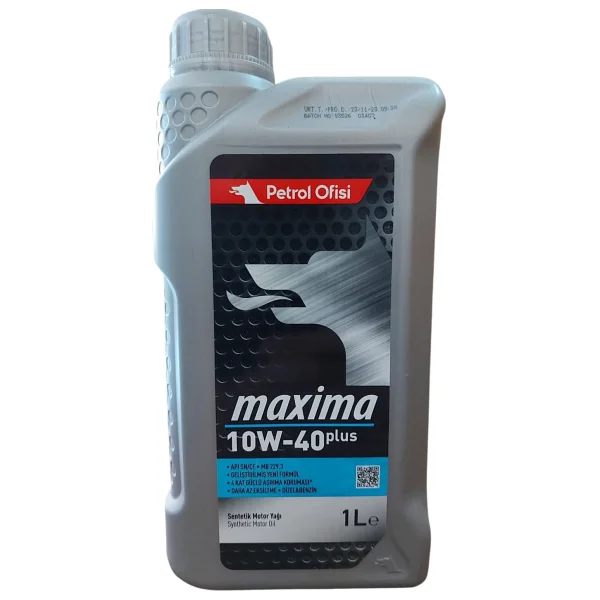 Petrol Ofisi Maxima Plus 10w-40 1 Lt Motor Yağı - Görsel 2