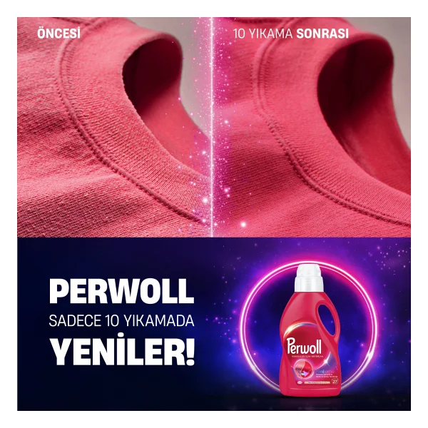 Perwoll Yenileme Renkliler için Sıvı Deterjan 27 Yıkama 1.485 lt - Görsel 2
