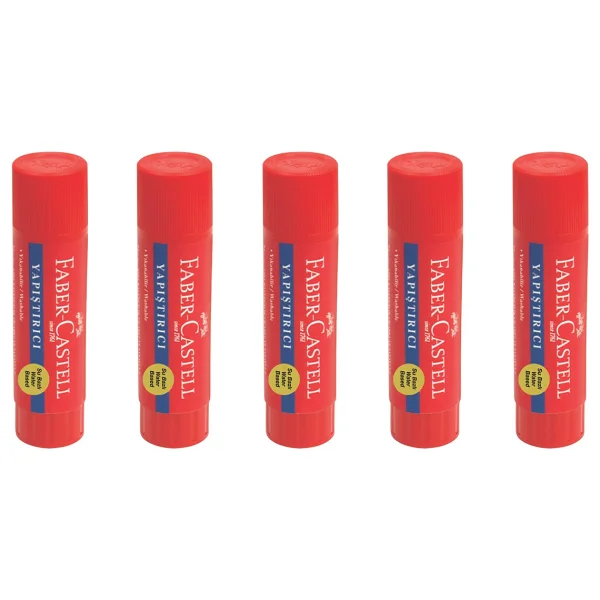 Faber Castell 15 Parça Okul Öğrenci Seti,Boyama Seti,Yazı Seti,Stick Yapıştırıcı,Silgi,Kalemtıraş Donanımlı Set - Görsel 2