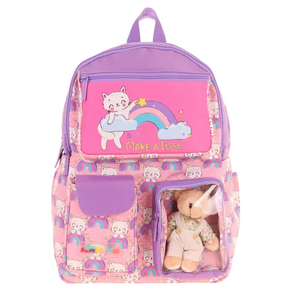 Kaukko Kids L5241 Plush Cat Okul Sırt Çantası - Görsel 2
