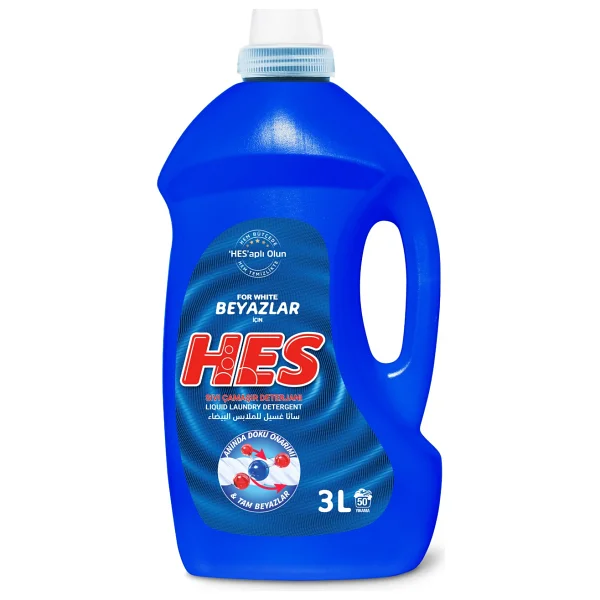 Hes Beyazlar İçin Sıvı Deterjan 3 Lt - Görsel 5