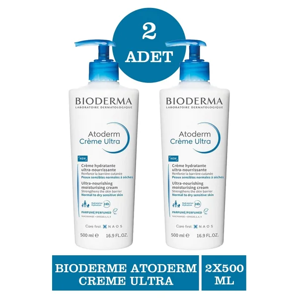 Bioderma Atoderm Ultra Nemlendirici Krem 500 Ml 2 Adet - Görsel 10